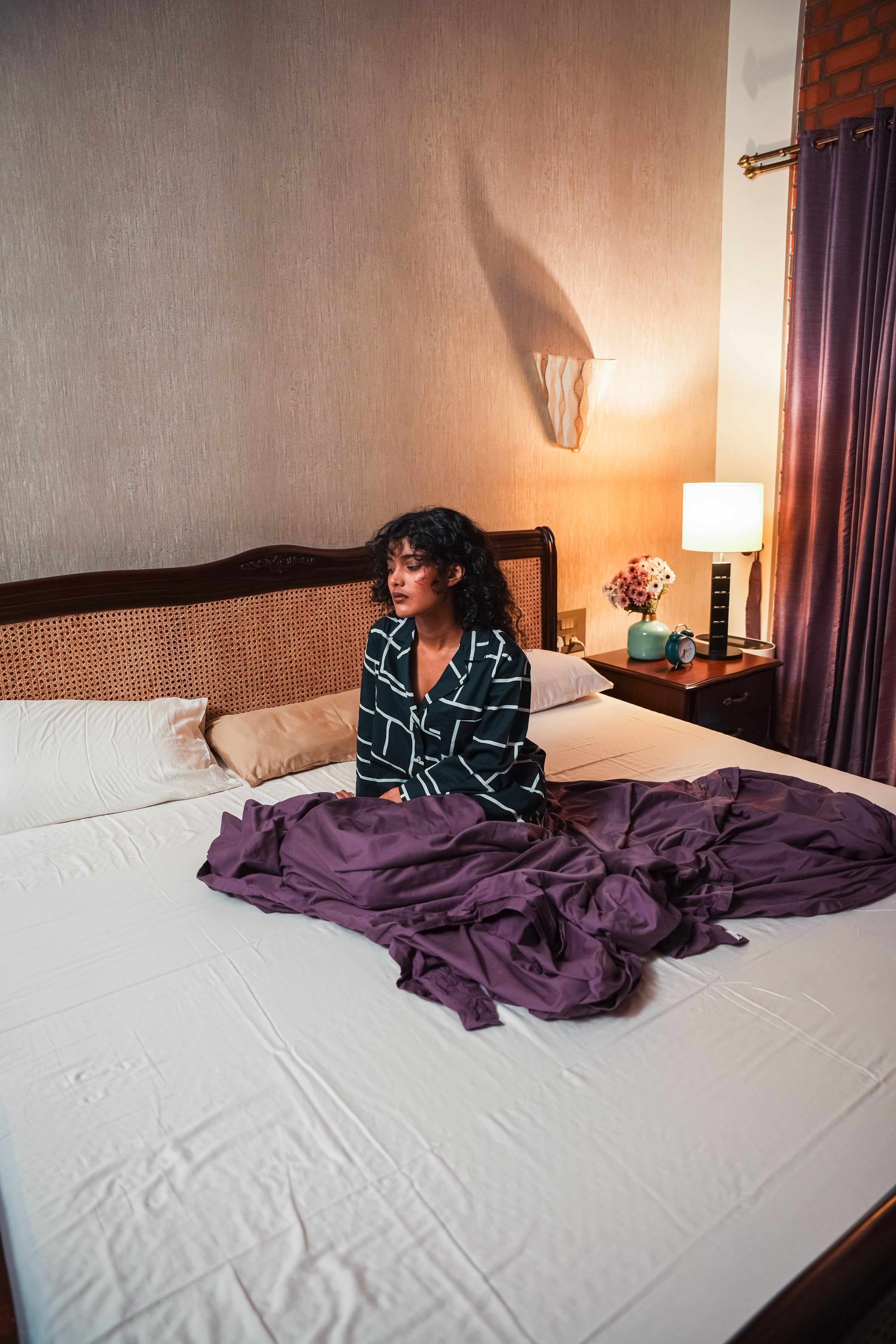 Crossed lines lounge set